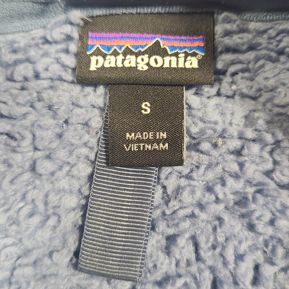 Patagonia Los Gatos 1/4 Zip Fleece Pullover Periwinkle Blue Women’s Small - Picture 3 of 10